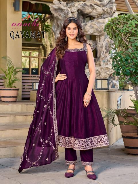 Aanchi qayamat 3pcs kurtis wholesale online